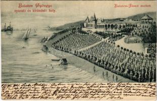 1901 Balatonfüred, Balaton Gyöngye nyaraló és kiránduló hely s: W. Eperjesi