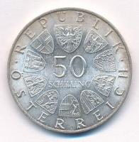 Ausztria 1970. 50Sch Ag "Karl Renner" T:1- kis patina Austria 1970. 50 Schilling Ag "...