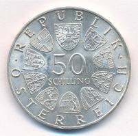 Ausztria 1967. 50Sch Ag "100 éves a Kék Duna keringő" T:1- Austria 1967. 50 Schilling Ag &...