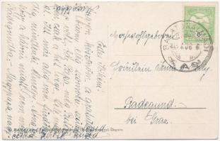 1914 Balaton, Balatonfűzfő és Balatonkenese közötti vasútvonalon történt vonat szerencsétlenség a lö...