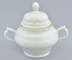 Rosenthal fedeles porcelán cukortartó, jelzett, kopott, m:12cm