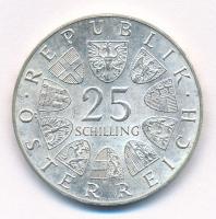 Ausztria 1968. 25Sch Ag "300 éve született von Hildebrandt" T:1- Austria 1968. 25 Schillin...