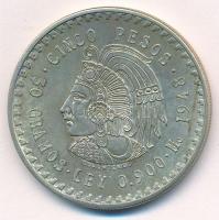 Mexikó 1948. 5P Ag T:1- patina Mexico 1948. 5 Pesos Ag C:AU patina Krause KM#465