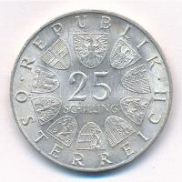 Ausztria 1967. 25Sch Ag "250 éve született Mária Terézia" T:1- patina Austria 1967. 25 Sch...