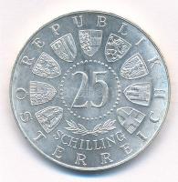 Ausztria 1957. 25Sch Ag "800 éves a Mariazelli kegytemplom" T:1- Austria 1957. 25 Schillin...