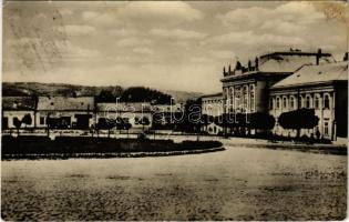 1956 Ipolyság, Sahy; Fő tér / main square (fl)