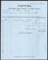 cca 1880 3 db klf fejléces számla