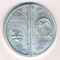2000. 2000Ft Ag "Lórántffy Zsuzsanna / Sárospatak" (2xklf) T:BU Adamo EM167