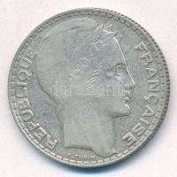 Franciaország 1934. 10Fr Ag T:2-,3 France 1934. 10 Francs Ag C:VF,F Krause KM#878