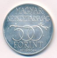 1986. 500Ft Ag "Budavár visszavétele 1686" T:BU 
Adamo EM97