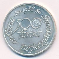1988. 500Ft Ag "Világ vadvédelmi alap" T:BU 
Adamo EM100