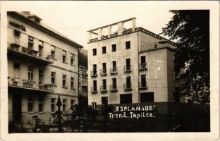 1933 Trencsénteplic, Trencianske Teplice; Hotel Esplanade szálloda / spa, hotel. photo