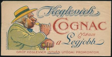 Keglevich Cognac számolócédula