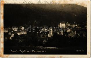 1929 Trencsénteplic, Trencianske Teplice; látkép / general view (fl)