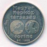 1988. 100Ft Cu-Ni-Zn "Labdarúgó Európa-bajnokság" T:1 Adamo EM102