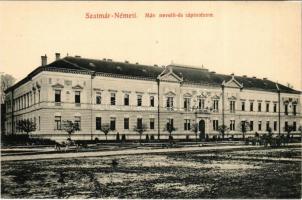 Szatmárnémeti, Satu Mare; MÁV nevelő és tápintézete / school of the Hungarian State Railways