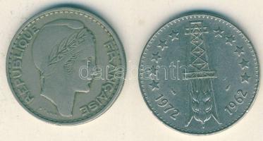 Algéria/francia megszállás 1950. 100Fr T:3 + 1972. 5D T:3