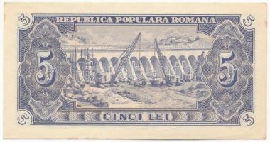 Románia 1952. 5L "b19 406995" T:II kis folt
Romania 1952. 5 Lei "b19 406995" C:...