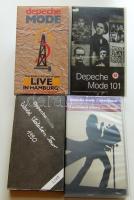 1985-1993 4 db eredeti Depeche Mode koncert videókazetta és ebből egy ritkasággal, hibátlan állapotban