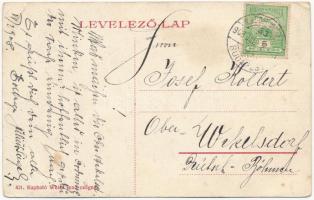 1908 Perbenyik, Pribenik (Királyhelmec mellett); vasútállomás, Fő utca, Weisz Jenő üzlete és nála ka...