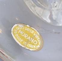 Muránói Madonna, kézzel készített üveg, etikettel jelzett, hibátlan, m:31cm