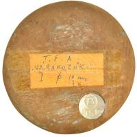 Tornay Endre András (1949-2008) 1978. "Várakozók" egyoldalas, öntött bronz emlékérem (100m...