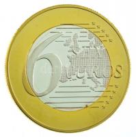 DN "6 Sex Euros" erotikus bimetál zseton T:PP