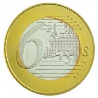 DN "6 Sex Euros" erotikus bimetál zseton T:PP