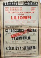 1946 2 db szegedi színházi plakát + a szini előadások kritikája korabeli újságban