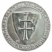 Szabó Géza (1939-2018) DN "IV. Béla király bullája" peremen jelzett Ag emlékérem (33,6g/0....
