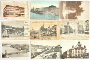 Budapest - 72 db régi képeslap vegyes minőségben / 72 pre-1945 postcards in mixed quality