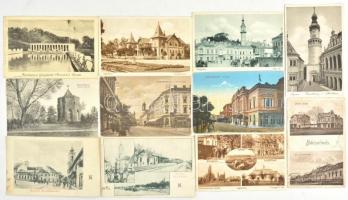 80 db RÉGI magyar város képeslap vegyes állapotban / 80 pre-1950 Hungarian town-view postcards in mi...