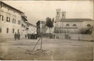 Osztrák-magyar katonák az olasz fronton Pordenone közelében / WWI Austro-Hungarian K.u.K. military, soldiers on the Italian front, near Pordenone. photo