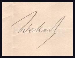 1909 Wekerle Sándor (1878-1963) pénzügyminiszter (és miniszterelnök, második Wekerle-kormány,1906. á...