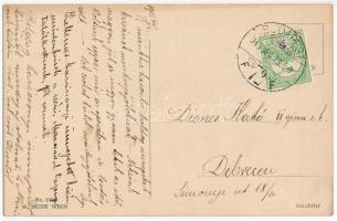 1915 Art Nouveau lady. M. Munk Nr. 1000. s: Mela Koehler (EK)