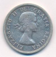 Kanada 1959. 1$ Ag II. Erzsébet T:2- kis patina Canada 1959. 1 Dollar Ag Elizabeth II C:VF small patina Krause KM#54