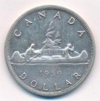 Kanada 1959. 1$ Ag "II. Erzsébet" T:2- kis patina Canada 1959. 1 Dollar Ag "Elizabeth...