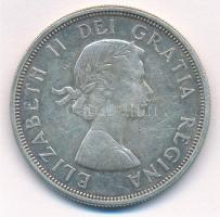 Kanada 1964. 1$ Ag "Charlottetown" T:2,2- Canada 1964. 1 Dollar Ag "Québec - Charlott...