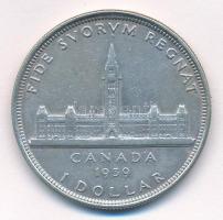 Kanada 1939. 1$ Ag "VI. György" T:2 Canada 1939. 1 Dollar Ag "George VI" C:XF Kr...