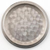 Omega seamaster 610 (1962), mechanikus, férfi karóra, 17 köves, fekete bőrszíjjal, működik, d:33mm (...