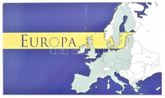 Európa éremtartó kazetta 28db férőhellyel, használt, állapotban