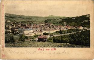 1902 Celje, Cilli; general view. Nr. 1259. Rafael Neuber (EM)