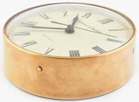 Glashütte, electromehanic, hajóóra, sérült, működik, d:17cm