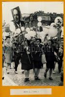 BKV dolgozók május 1 felvonulása (1970)