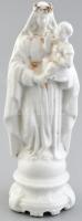 Antik Mária a kisdeddel, porcelán, jelzés nélkül, kopott, csorbákkal, m:19cm