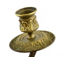 Páros bronz falikar, kopott, h:22cm