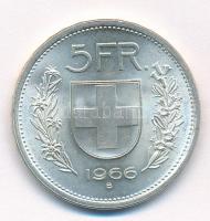 Svájc 1966B 5Fr Ag T:1- Switzerland 1966B 5 Francs Ag C:AU Krause KM#40