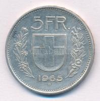Svájc 1966B 5Fr Ag T:2
Switzerland 1966B 5 Francs Ag C:XF
Krause KM#40