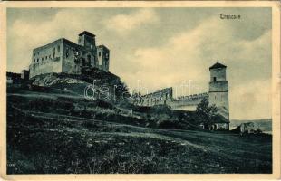 1912 Trencsén, Trencín; vár. Gansel Lipót kiadása / castle (kis szakadás / small tear)