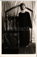 Nagi Khader Kohen Samaritan High Priest in Nablus (Jordan). photo